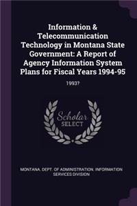 Information & Telecommunication Technology in Montana State Government