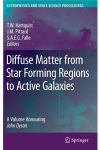 Diffuse Matter from Star Forming Regions to Active Galaxies