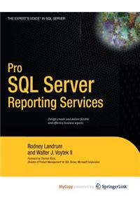 Pro SQL Server Reporting Services