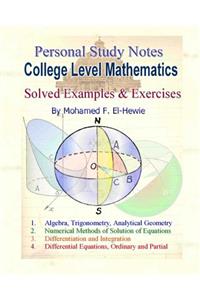 College Level Mathematics Personal Study Notes