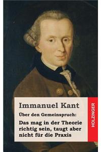 Über den Gemeinspruch