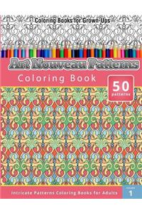 Art Nouveau Patterns Coloring Book