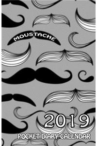 Moustache Pocket Diary Calendar