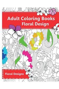 Adult Coloring Books Floral Design