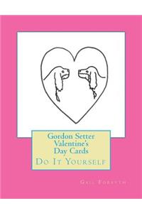 Gordon Setter Valentine's Day Cards