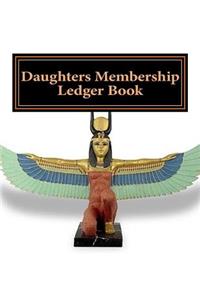 Daughters Membership Ledger Book