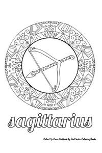 Color My Cover Notebook (Sagittarius)