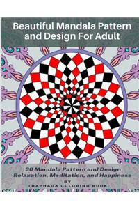 Beautiful Mandala Pattern and Design for Adult