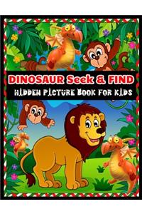 DINOSAUR Seek & FIND HIDDEN PICTURE BOOK FOR KIDS