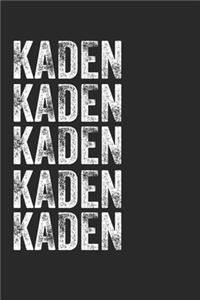 Name KADEN Journal Customized Gift For KADEN A beautiful personalized