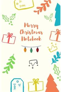 Merry Christmas Notebook