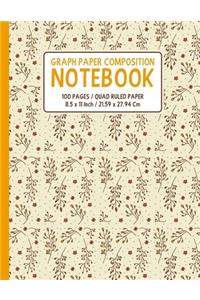 Graph Paper Composition Notebook