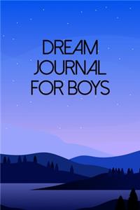 Dream Journal For Boys