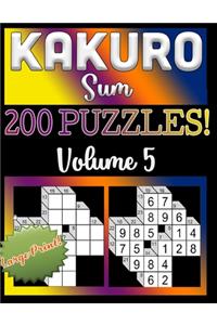 200 Kakuro Sum Puzzles