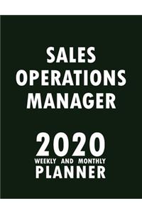 Sales Operations Manager 2020 Weekly and Monthly Planner