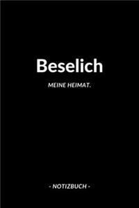 Beselich: Notizbuch, Notizblook, Notizheft, Notizen, Block, Planer - DIN A5, 120 Seiten - Liniert, Linien, Lined - Deine Stadt, Dorf, Region und Heimat