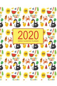 2020 Planner Weekly & Monthly 8.5x11 Inch