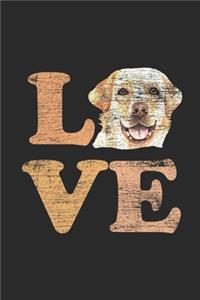 Love Labrador: Labrador Retrievers Notebook, Graph Paper (6" x 9" - 120 pages) Animal Themed Notebook for Daily Journal, Diary, and Gift