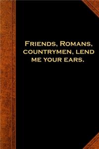 2020 Weekly Planner Shakespeare Quote Lend Me Your Ears 134 Pages