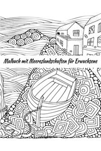 Malbuch mit Meereslandschaften für Erwachsene
