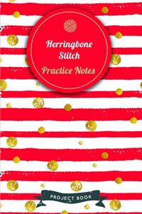 Herringbone Stitch Practice Notes
