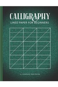 Calligraphy Lined Paper for Beginners