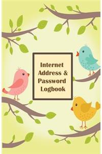 Internet Address & Password Logbook