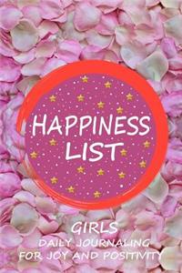 Happiness List