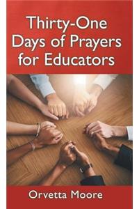 Thirty-One Days of Prayers for Educators