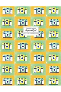Math Notebook Retro 90s Spraypaint Cameras (One Subject Notebook)