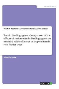 Tannin binding agents. Comparison of the effects of various tannin binding agents on nutritive value of leaves of tropical tannin rich fodder trees