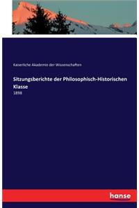 Sitzungsberichte der Philosophisch-Historischen Klasse