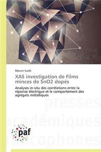 Xas Investigation de Films Minces de Sno2 Dopés