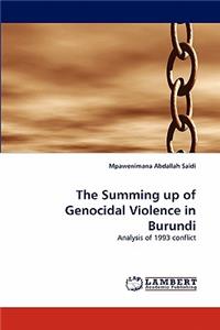 Summing Up of Genocidal Violence in Burundi