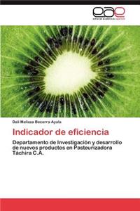 Indicador de eficiencia