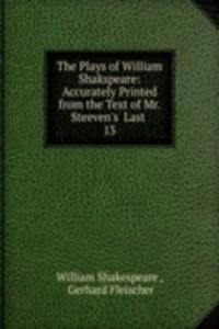 Plays of William Shakspeare