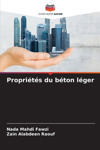 Propriétés du béton léger