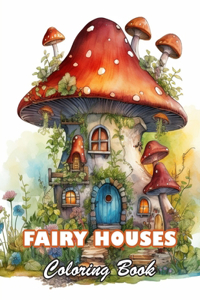 Fairy Houses Coloring Book for Adult