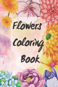 Flower Coloring Book