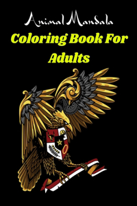 Animal Mandala Coloring Book For Adults