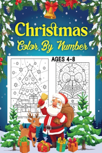 Christmas Color By Number Ages 4-8