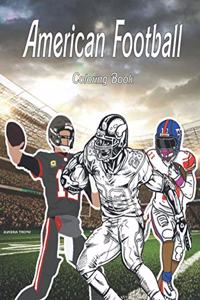 American Football Coloring Book