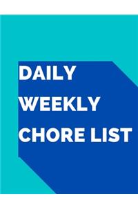Daily Weekly Chore list