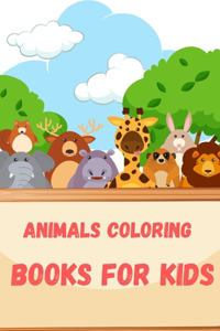 Animals coloring books for kids