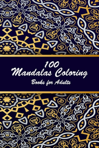 100 mandalas coloring books for adults