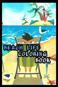 Beach Life Coloring Book