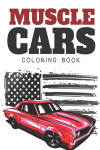 Muscle Cars Coloring Book