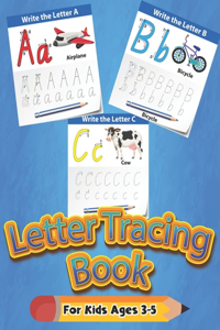 Letter Tracing book For Kids Ages 3-5