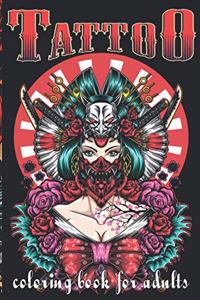 Tattoo Coloring Book for Adults
