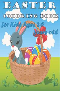 Easter Coloring Book for Kids Ages 2-5 Years Old